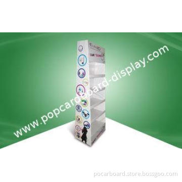Five Shelf Cardboard Display Stands Cardboard Floor Display